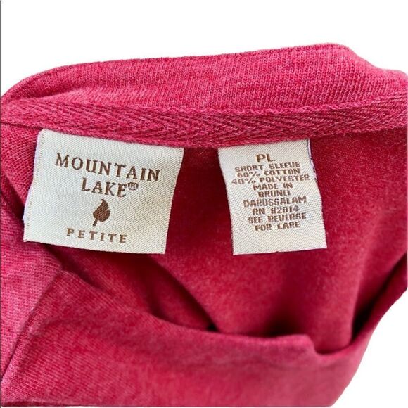 MOUNTAIN LAKE Petit Short Sleeve Red Blouse Size PL - Picture 6 of 6
